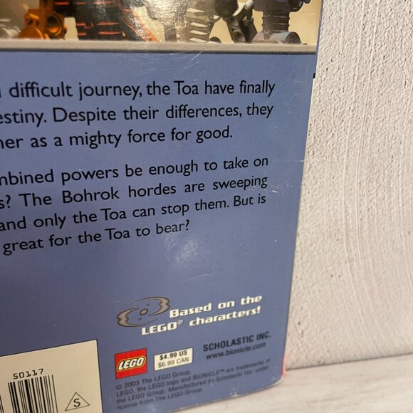 5 for $15📕Lego Bionicle Chronicles #2: Beware the Bohrok (SKU: 290MI) - Picture 7 of 7